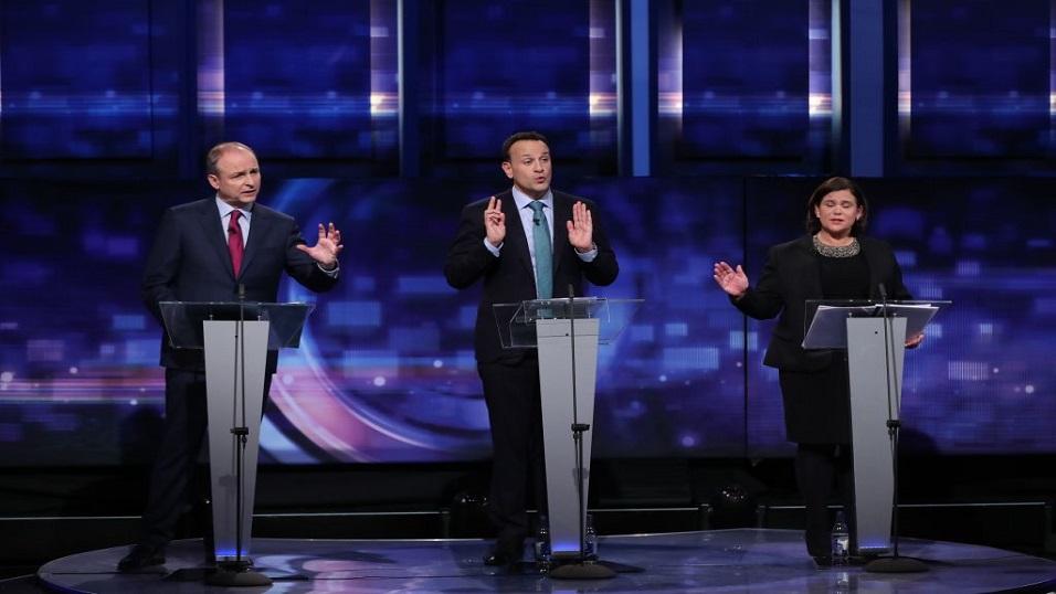 Irish Taoiseach candidates in TV debate
